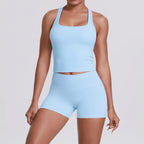 Conjunto Deportivo Mujer 2 Piezas | Sujetador Y Mallas Cintura Alta | Gym Yoga