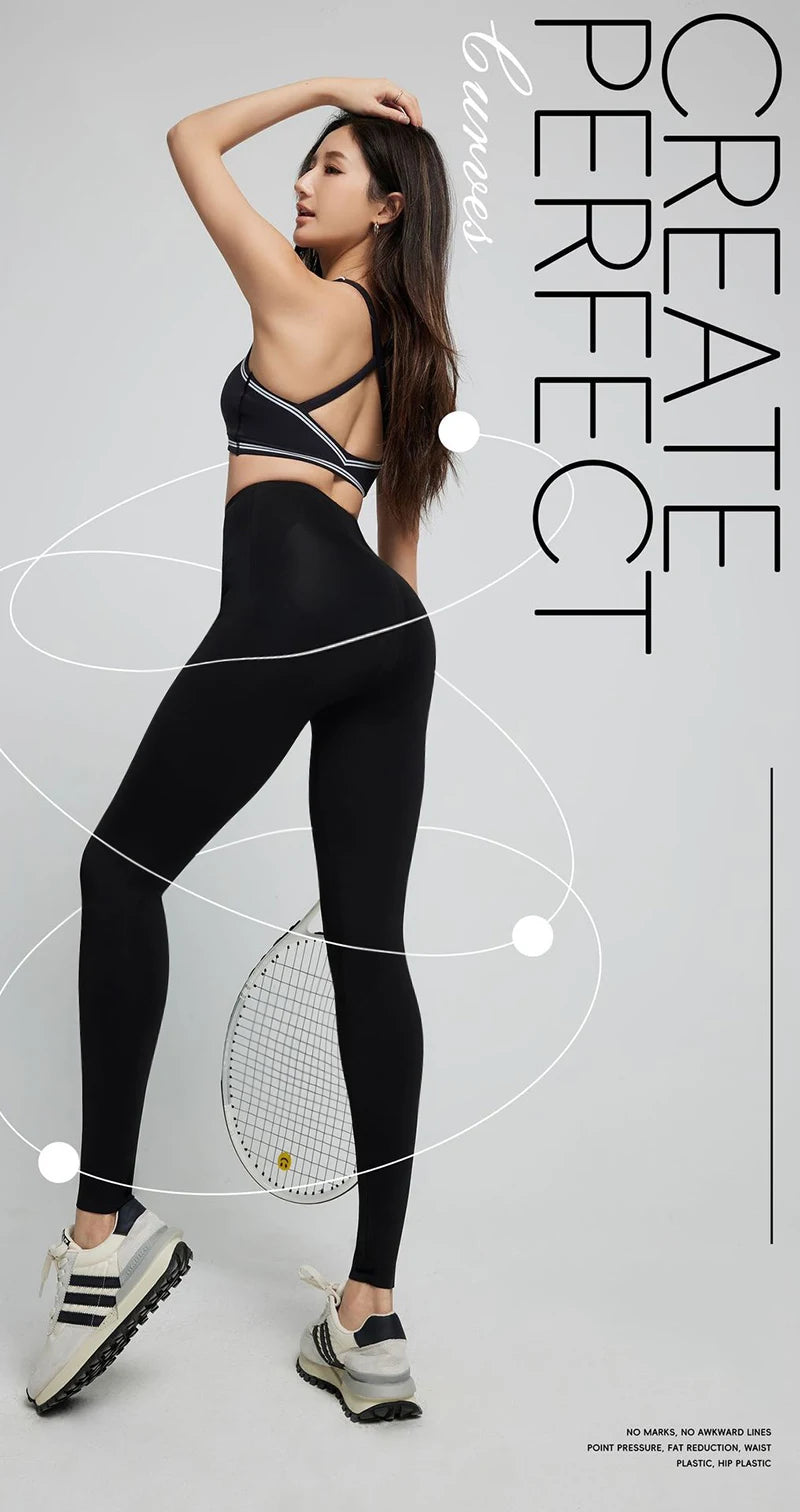 Leggings Piel Tiburón Shaping | Levantador Glúteos Micro Presión | Adelgazamiento Fitness P-V | Ticotrendy