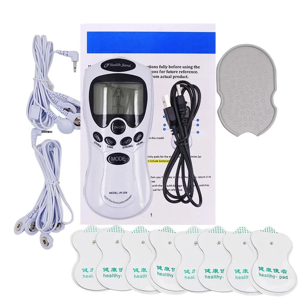 Masajeador Muscular TENS Eléctrico | Terapia Digital Pulso Estimulador | Cuidado Cuerpo Completo