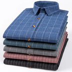 Camisa Algodón | Manga Larga | Ajuste Formal | Rayas/Cuadros | Oficina | Ticotrendy