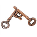 Rompecabezas Metalico Inteligente | Juego Bloqueo Llavero | Desafio Mental Ticotrendy