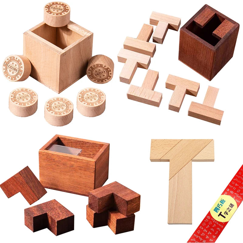 Rompecabezas IQ de Boutique, juegos de Fitness cerebral, rompecabezas para adultos y niños, juguetes educativos para la mente, regalos sorpresa, Idea creativa