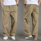 Pantalones Cargo para Hombre | Ajuste Relajado | Colores Negro y Caqui | Ticotrendy