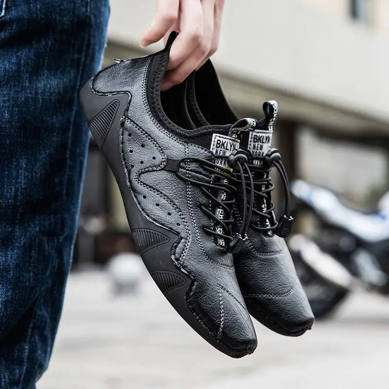 Mocasines Lujo Hombre ∣ Cuero Hechos a Mano ∣ Zapatillas Casual 2023