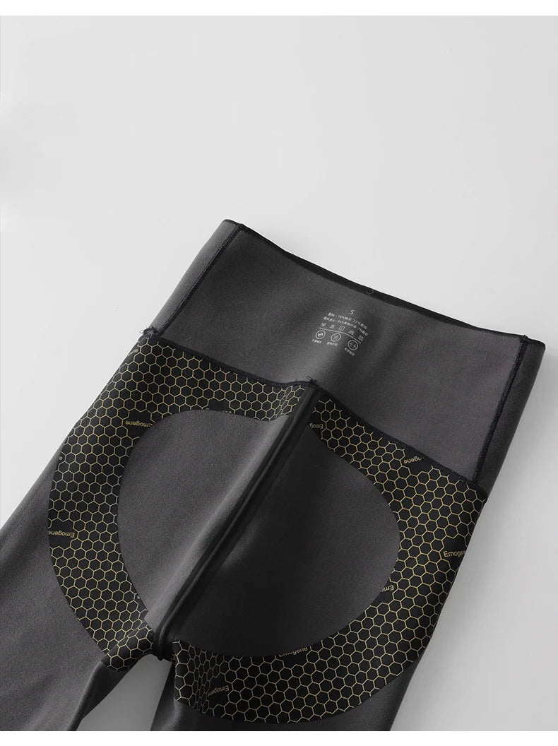 Leggings Térmicos Tiburón Polar Fino | Slim Fit Cintura Alta | Glúteos Sin Costuras Sexy