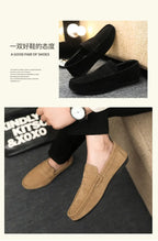 Mocasines Lona Hombre ∣ Transpirables Ligeros ∣ Conducción Zapatos Planos