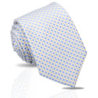 Corbata de seda de marca para hombre, azul, verde, naranja, Cachemira, ajuste Floral, boda, lugar de trabajo, puntos delgados, nueva moda