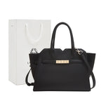 LAORENTOU elegante bolso de hombro de PVC con asa superior para mujer, moda informal 20225, bolsos cruzados de gran capacidad para mujer, monederos de regalo