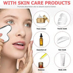Rodillo Facial de hielo de acero inoxidable, juego de tablero Gua Sha, masajeador Facial, rodillo de masaje Facial, herramientas de belleza para el cuidado de la piel, 1/3 Uds.