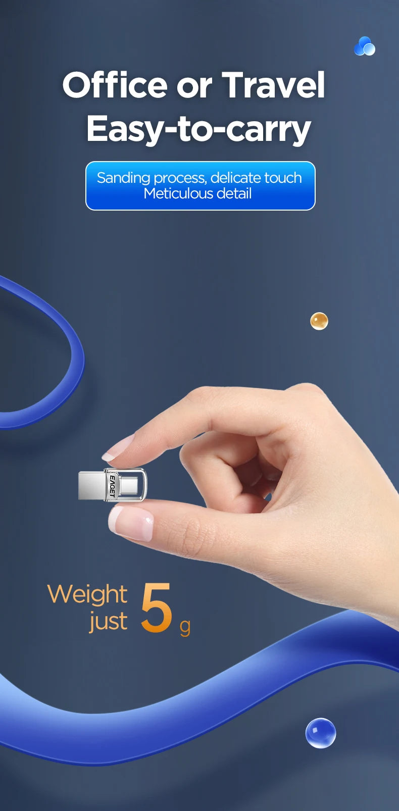 Memoria USB Dual Tipo C y USB A | Ultra Mini Portátil | Ticotrendy