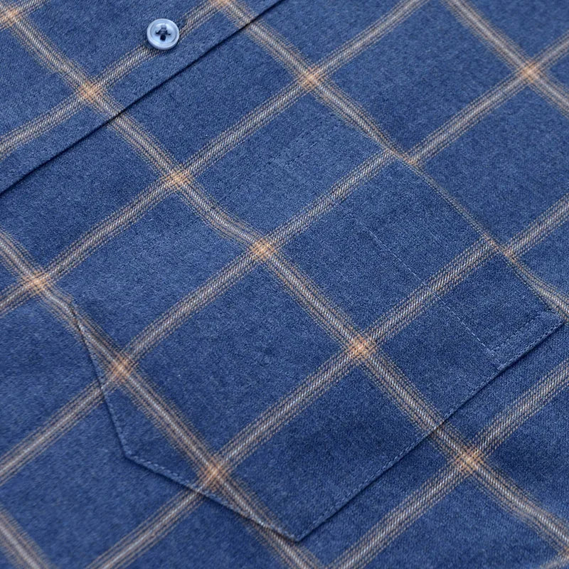 Camisa Clásica Algodón Hombre | Manga Larga | Botones | Casual y Oficina | Ticotrendy