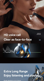Auriculares Sony Bluetooth 5.3 TWS | Conducción Ósea | Reducción de Ruido | Estéreo HiFi | Impermeables