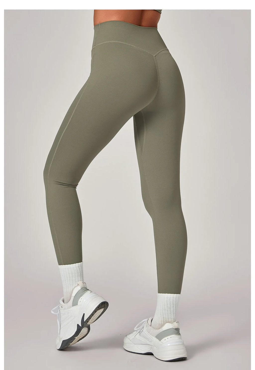 Pantalones Yoga Cintura Alta para Mujer | Efecto Scrunch Oculto | Secado Rápido y Suave | Tico Trendy