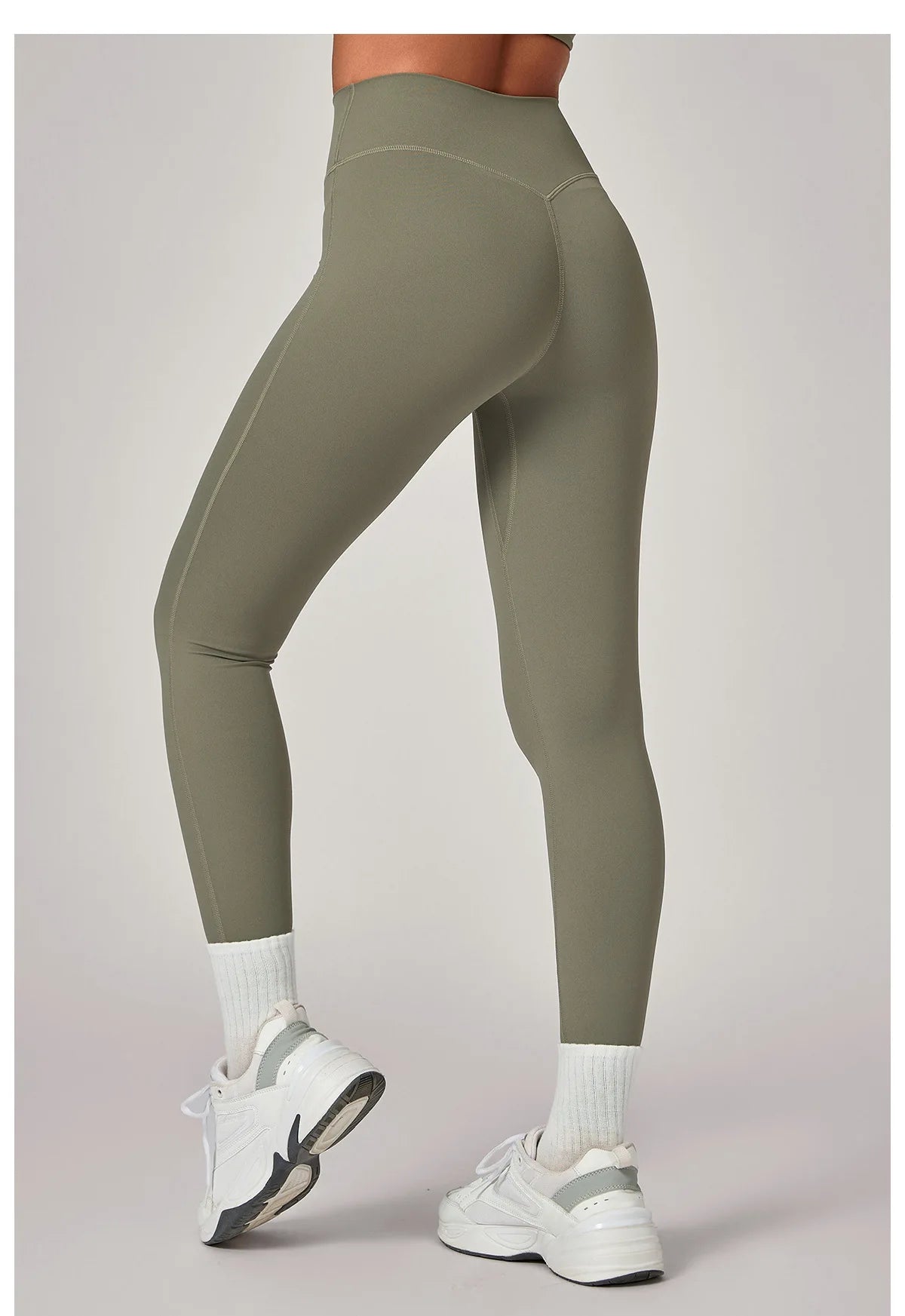 Pantalones Yoga Cintura Alta para Mujer | Efecto Scrunch Oculto | Secado Rápido y Suave | Tico Trendy
