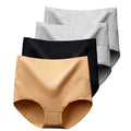4 Paquete Bragas Cintura Alta | Algodón Moldeador Talla Grande | Tico Trendy