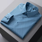 Camisa Cuadros Bambú Stretch | Ajuste Formal | Estilo Coreano | Fácil de Cuidar | Ticotrendy