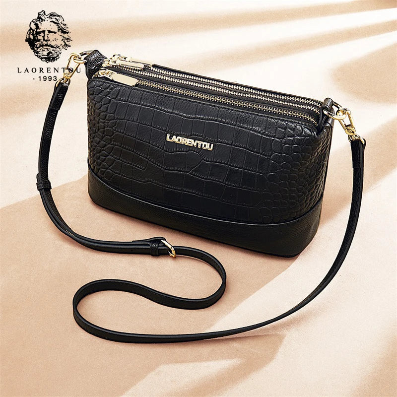 LAORENTOU marca moda mujer bolso cruzado 2025 Otoño Invierno nuevo diseño mujer bolso de hombro Casual
