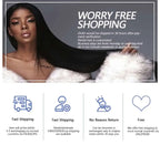 Ticotrendy | Peluca Cabello Humano Brasileño Lacio Lista Para Usar