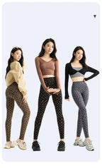 Leggings Piel Tiburón Estrellas | Impresión Cielo Elástico | Cintura Alta Correr Yoga P-O | Ticotrendy