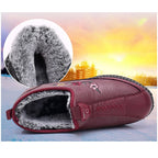 Zapatillas De Invierno Para Mamá | Mocasines Tipo Oxford Felpa Calidad