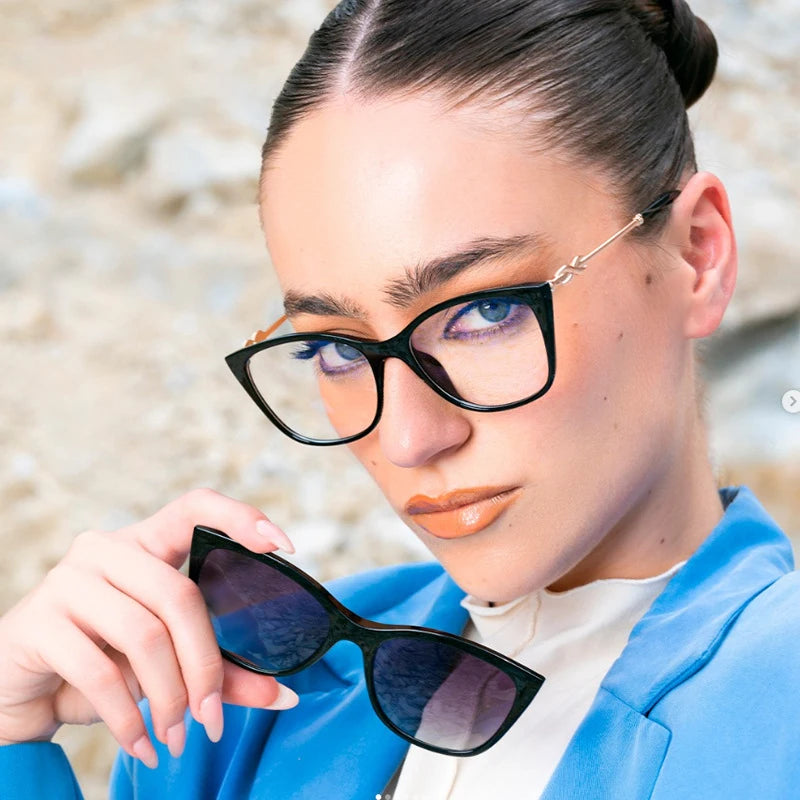 Gafas con Clip Magnético Anti Luz Azul Polarizadas