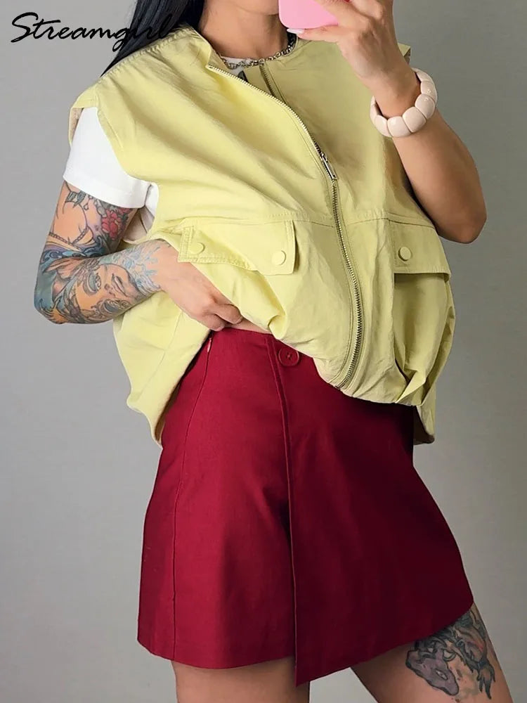 Mini Falda-Shorts Asimétrica | Estilo Elegante | Mujer