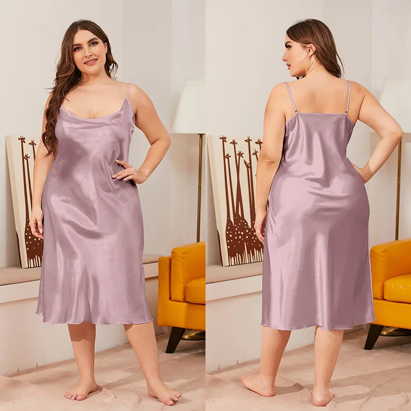 Camisón Manga Corta Cuello Redondo | Talla Grande