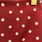 Falda Corta Acampanada | Estampado de Puntos | Estilo Coreano Retro