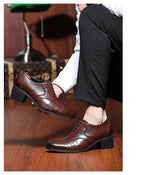Zapatos Oxford Hombre Charol Elegantes Punta Puntiaguda Fiesta Boda | Alta Calidad