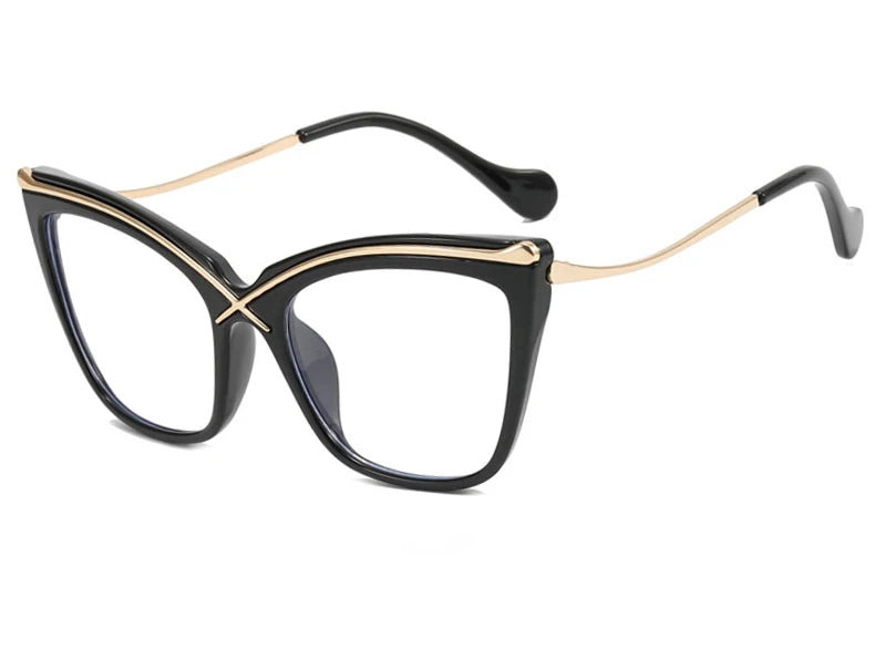 Gafas de Ojo de Gato Contra Luz Azul Elegancia de Tendencia Tico