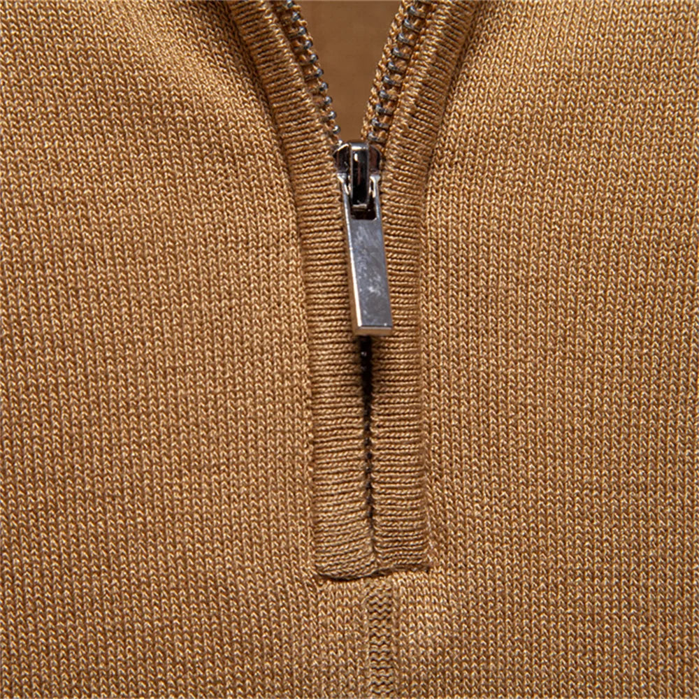 Polo Deportivo Cremallera Hombre | Ajustado Oficina Casual | Tallas S-XXL | Tico Trendy