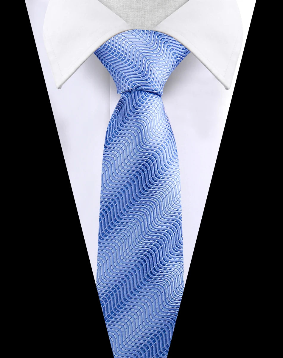 Corbata Jacquard Poliéster De Lujo Para Hombres Estilo Tico