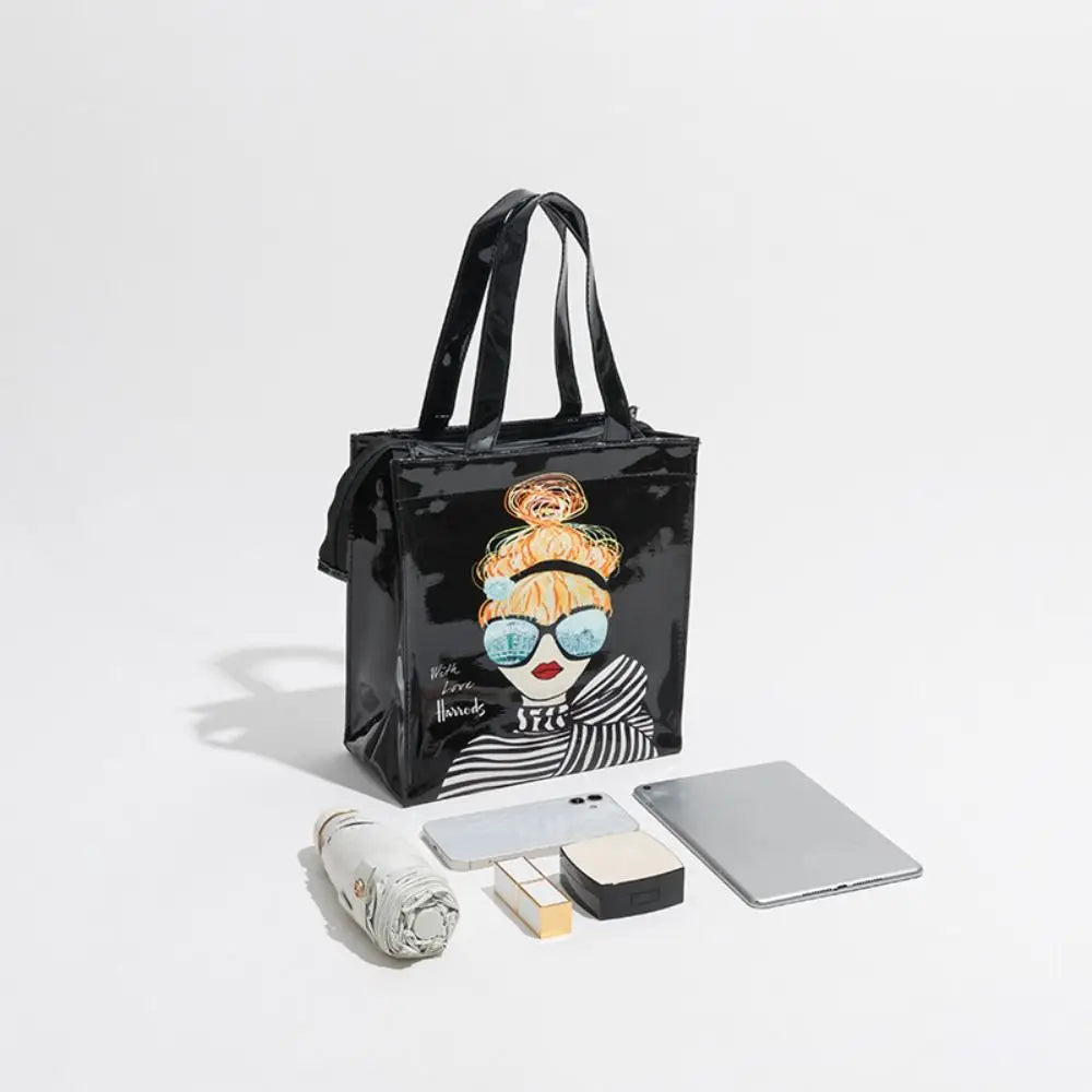Monederos de compras de PVC a la moda, bolso de compras reutilizable de gran capacidad para mujer, bolso de playa ecológico impermeable