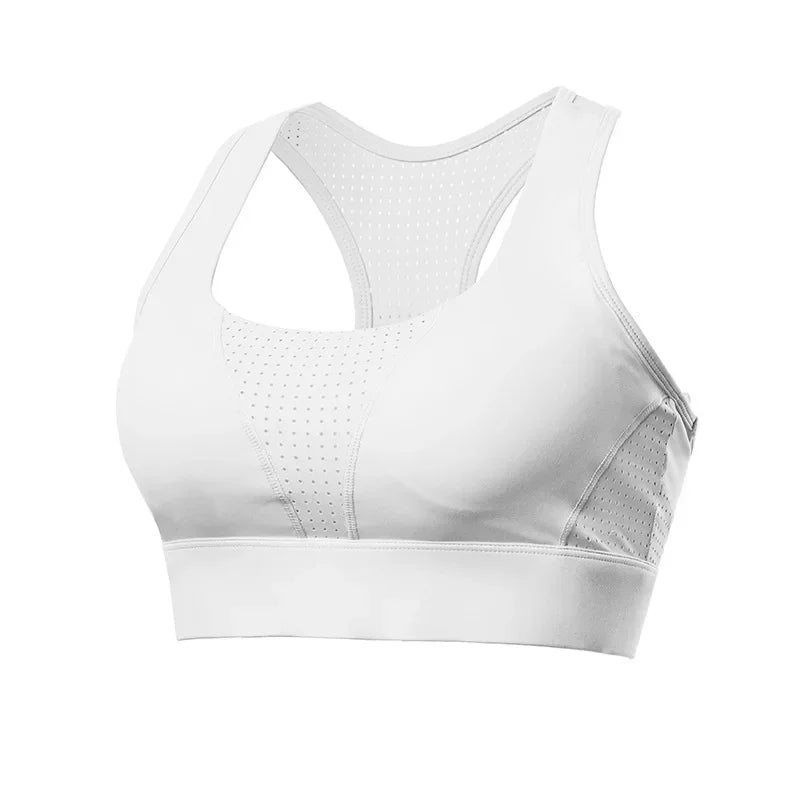 Cloud Hide-Top deportivo de S-5XL para mujer, sujetador de Yoga, sostén push-up, camiseta de gimnasio BH, ropa deportiva a prueba de golpes, Top de talla grande