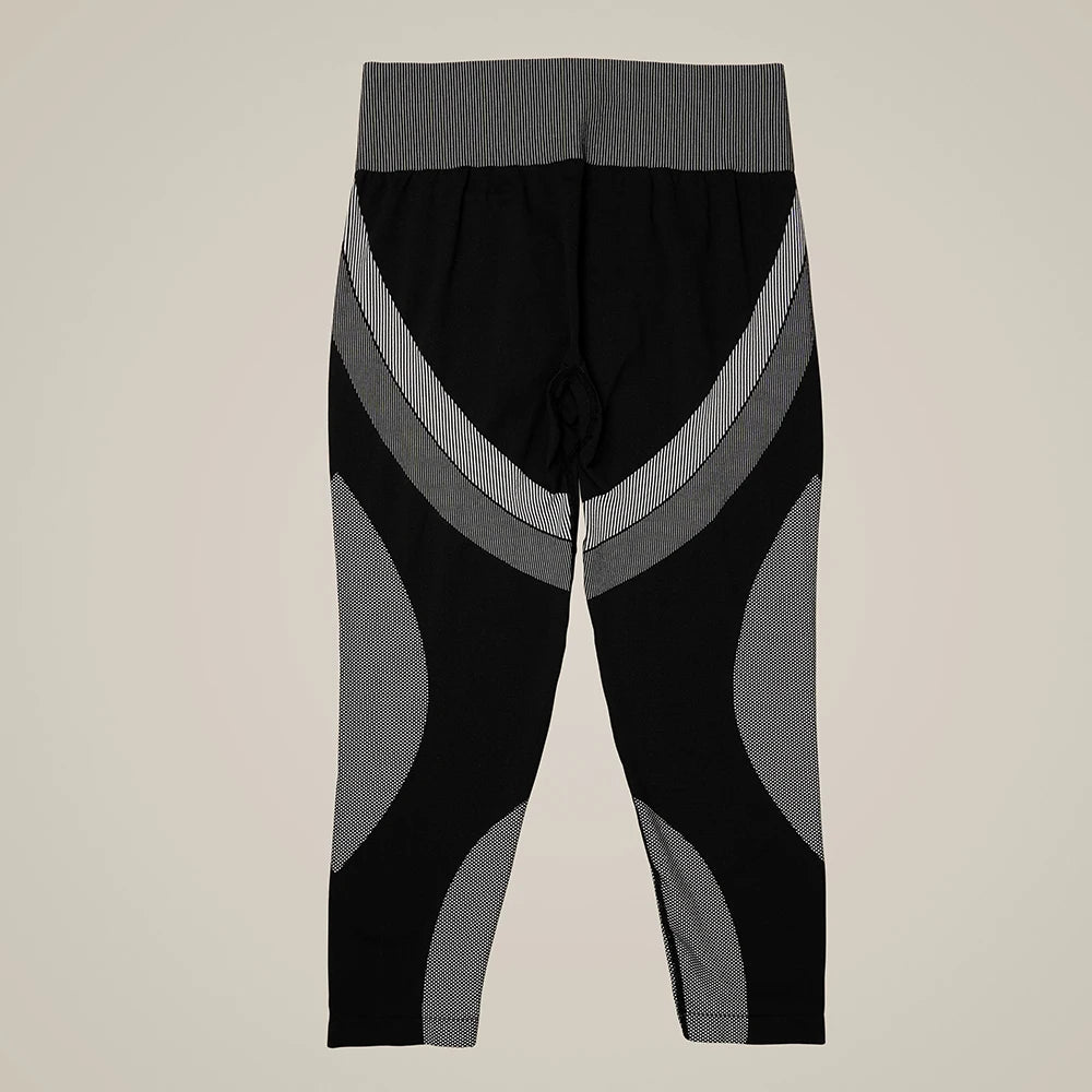 Pantalones Deportivos para Mujer | Mallas Yoga Sin Costuras | Contraste de Color y Hiplift | Tico Trendy