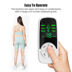 Masajeador Muscular TENS Eléctrico | Terapia Digital Pulso Estimulador | Cuidado Cuerpo Completo