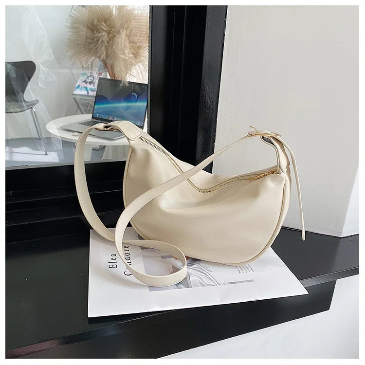 Bolso Cruzado Mujer Cuero PU Hombro Portátil Hobo