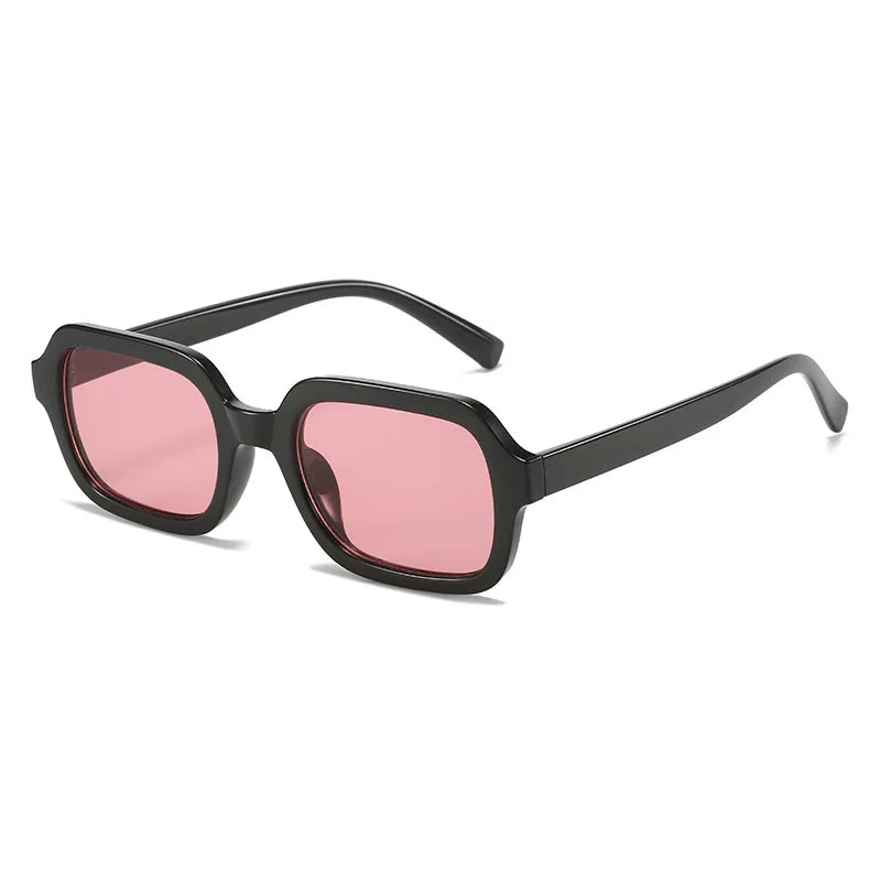 Gafas Sol Cuadradas Unisex Montura Pequeña Retro | A La Moda Popular UV400 Diseño