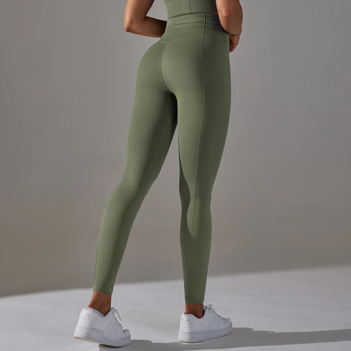 Leggings Sin Costuras Mujer | Yoga Gimnasio | Cintura Alta Ajuste Push Up