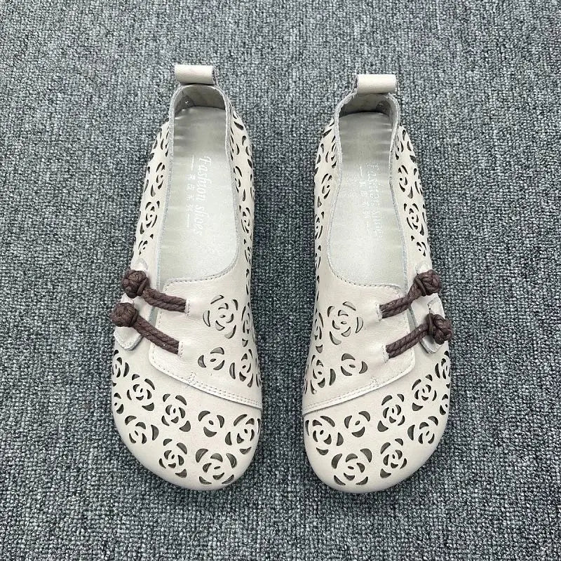 Mocasines de Diseñador con Punta Cuadrada | Ajuste Ancho | Cuero Suave | Novedad