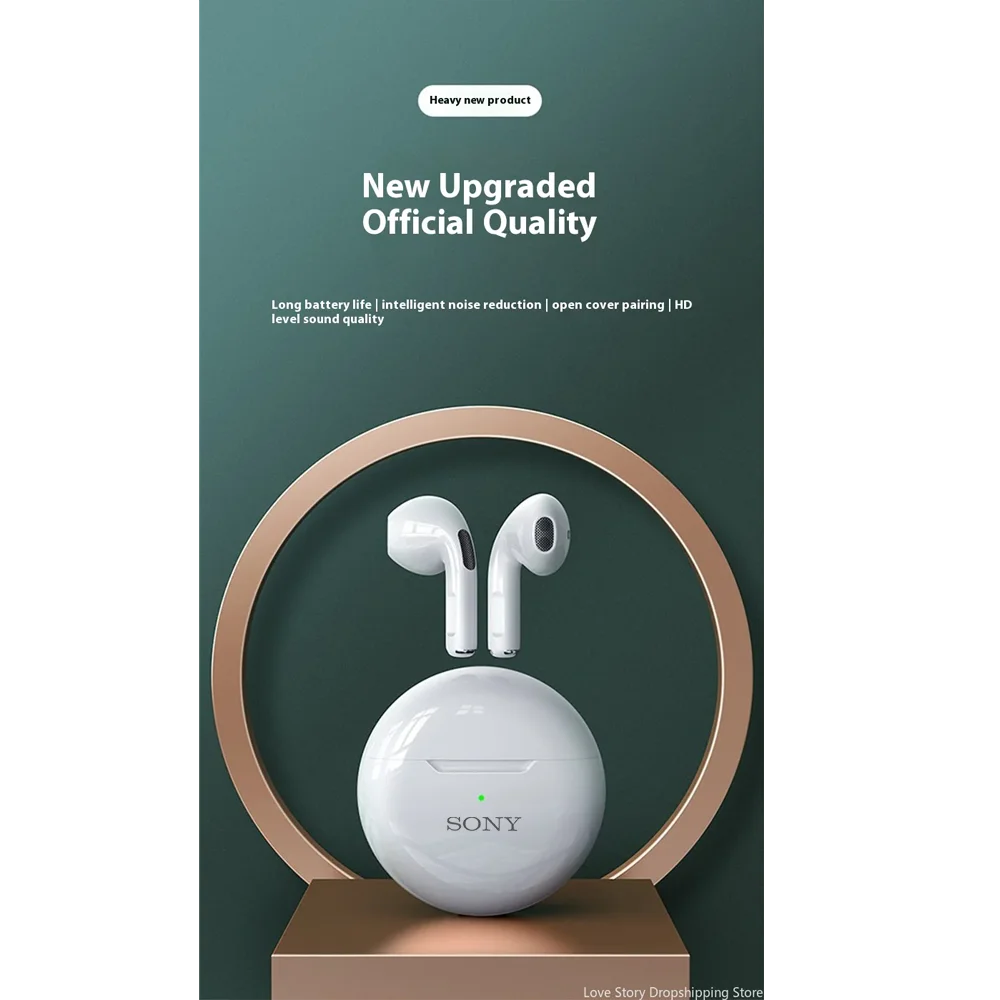 Auriculares Deportivos SONY Bluetooth 5.0 | Reducción de Ruido | Control Táctil | 250mAH TWS