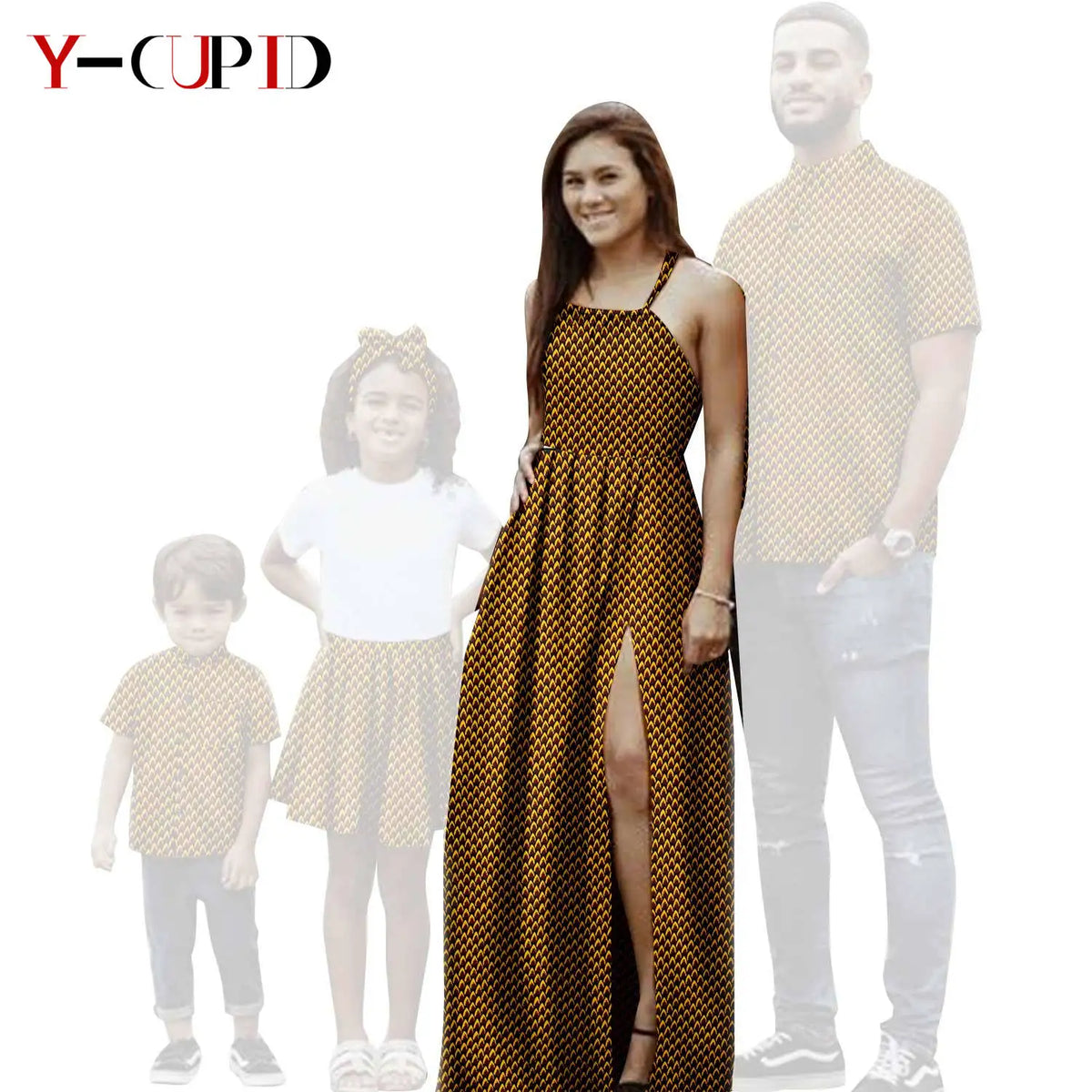 Vestido Sexy y Camisa Dashiki Familiar | Tico Trendy
