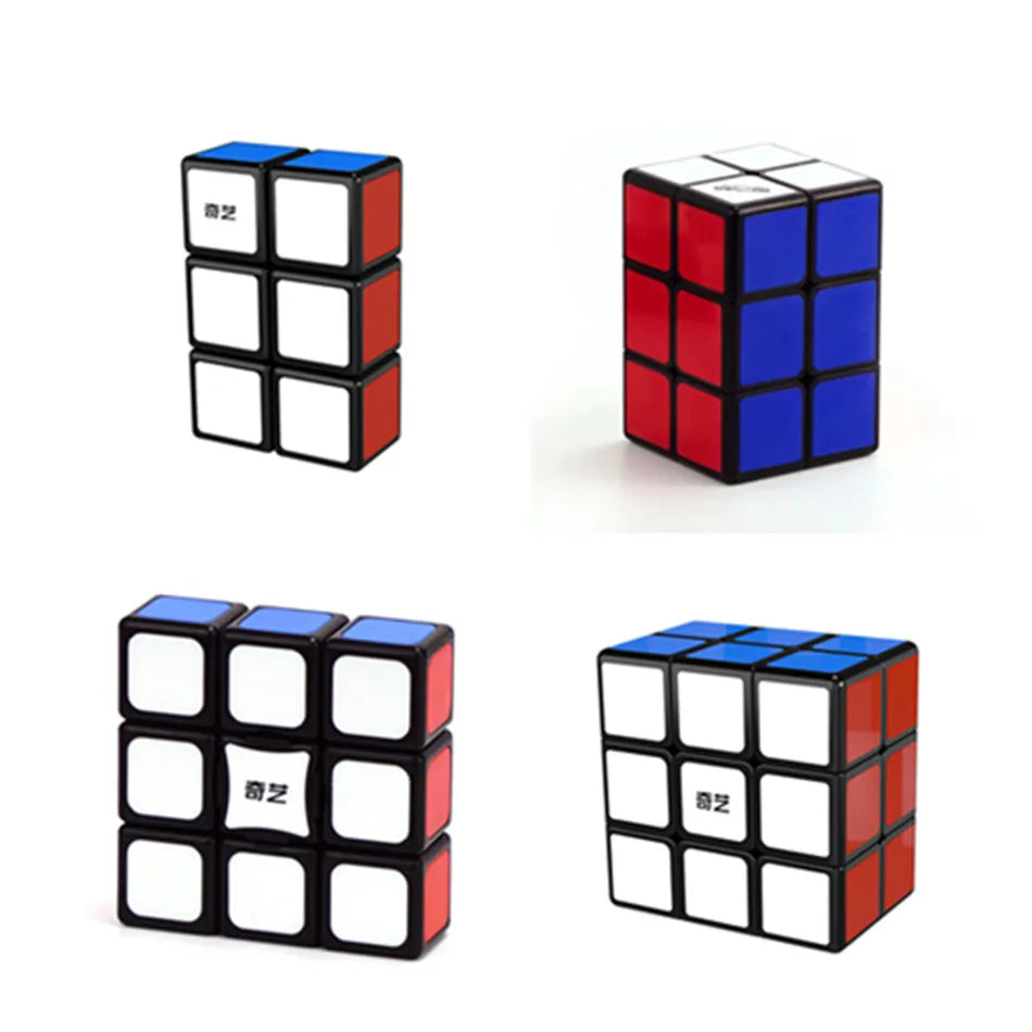 Cubo mágico Qiyi 2x2 3x3 4x4 5x5 6x6 pegatinas negras rompecabezas educativo Cubo mágico juguetes para niños regalo juguete Cubo mágico