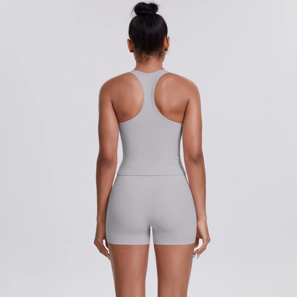 Conjunto Deportivo Mujer 2 Piezas | Sujetador Y Mallas Cintura Alta | Gym Yoga