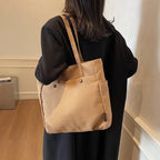 Bolso De Mano De Lona Mujer Gran Capacidad Viaje Y Trabajo