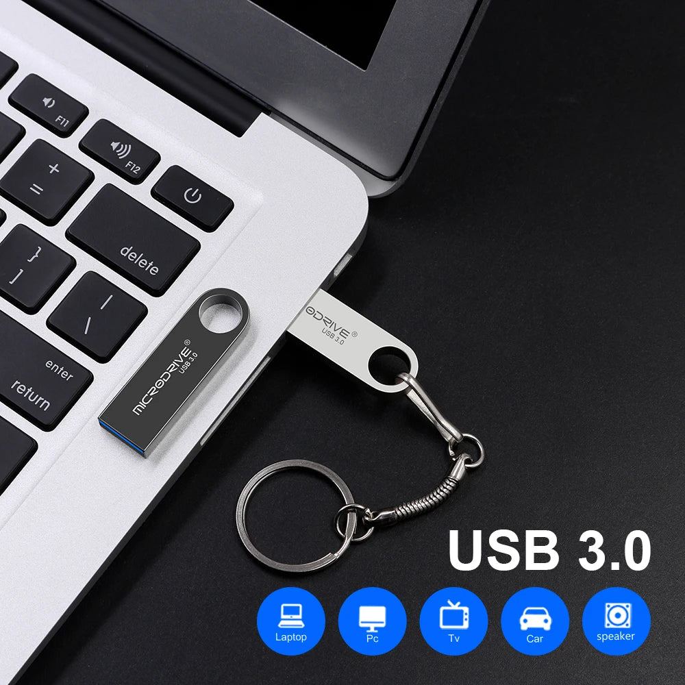 Memoria USB 3.0 Tipo Disco Flash | Carcasa Metal Resistente | Ticotrendy Costa Rica