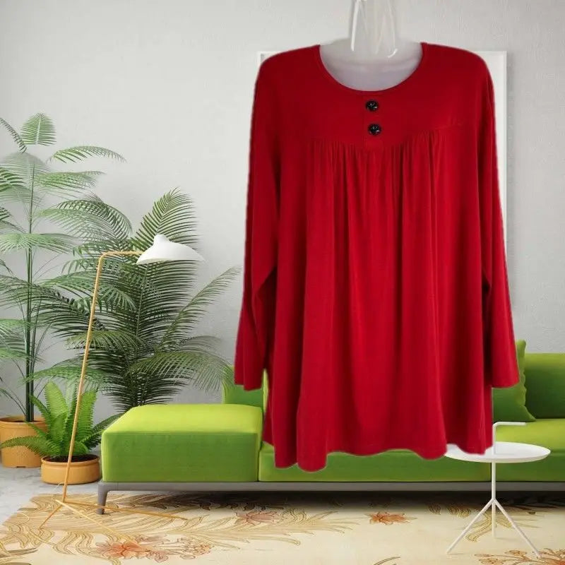 Top Vintage | Talla Grande | Encaje y Manga Larga | Tico Trendy