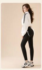 Leggings Piel Tiburón Polar Grueso | Moldeador Cremallera Cálida | Cintura Shaping OI | Ticotrendy