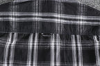 Camiseta Cuadros Vintage Hombre | Algodón Lavado | Dos Bolsillos | Estilo Costa Oeste | Ticotrendy