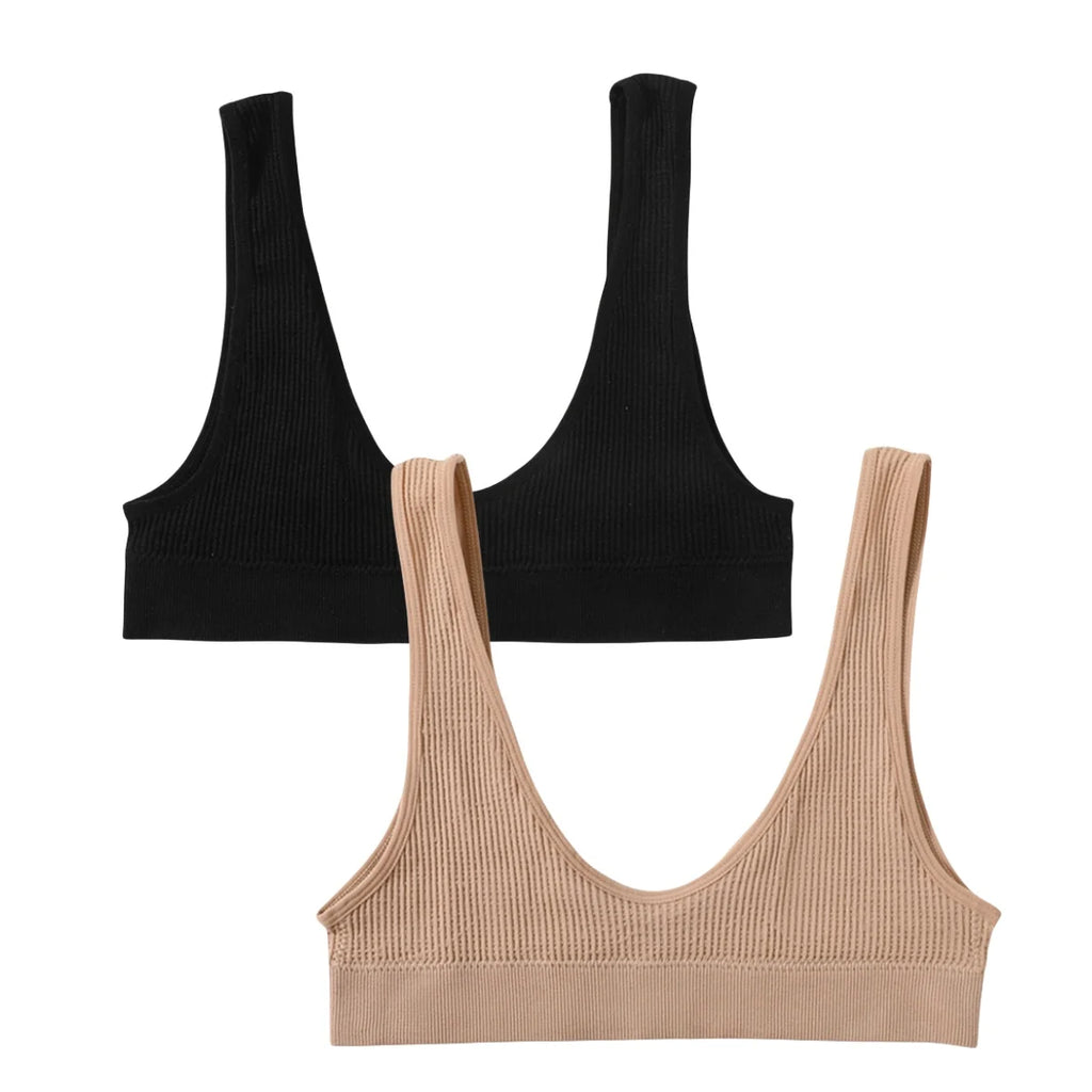 Top Tubo Encaje | Bralette Sin Costuras | Almohadillas Extraíbles | Ticotrendy